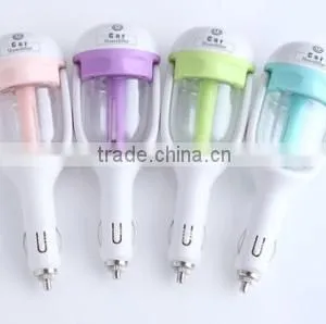50ml Aroma 180 Degree Rotation Mini Car Humidifier Ultrasonic Car Air Purifier thumbnail-1
