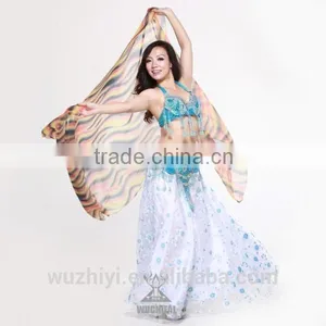 Rayon Gradient Color Belly Dance Veil thumbnail-1