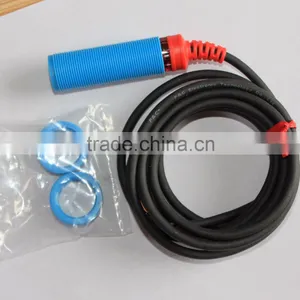 FKC1810 Series M18 Capacitive Proximity Sensor, With Red Tube Protected From Damage, 3-wire, NPN/PNP, 10mm Sensing Range. thumbnail-6