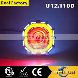 Factory Direct Double Angel Eye Projector Lens for Motorcycle Headlight thumbnail-2