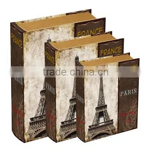 S/3 Vintage Style Decorative Wooden Packaging Box thumbnail-1