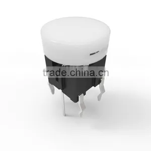 TSL06121-SC802 Illuminated Tact Switch With Round Cap thumbnail-1