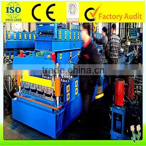 Thailand Customer Sheet Metals Trapezoidal IBR Roll Forming Machine JCX 860 thumbnail-1