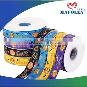 20% Price Off High Quality Custom Logo Designs Customized Textile Fabric Metallic Foil Ribbon thumbnail-1