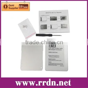2.5 Inch SATA to Mini SATA SSD Adapter SSD Enclosure SSD Caddy Model HD2570-MI thumbnail-1