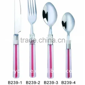 Plastic Lucency Handle Cutlery thumbnail-1