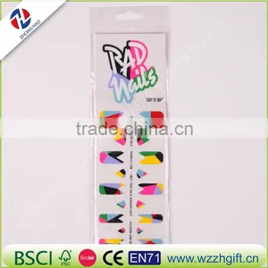 DIY Watermark Colorful Tip Nail Art Nail Sticker Nails Decal Manicure Water Transfer Stickers Decoration Nail Tools thumbnail-5