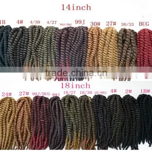 F6677 Synthetic Hair Extensions Twist Braid,two Colored Synthetic Braiding Hair thumbnail-6