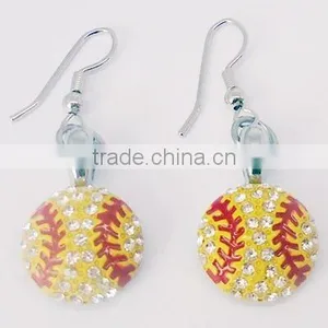 Rhinestone Softball Jewelry Sets Bling Sports Jewelry thumbnail-1