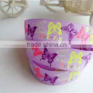 Wholesale Custom Print Satin Ribbon, Printed Grosgrain Ribbon thumbnail-2