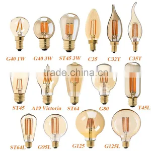 Dimmable Retro Led Filament Light Bulb ST64 2W 4W 6W 8W Edison Led Bulb 110V 220V thumbnail-6
