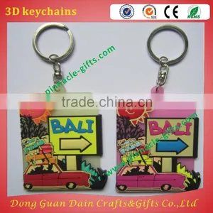 Cartoons 3D Rubber Pvc Souvenir Keychains thumbnail-1