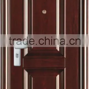 China New Residential Single Leaf Steel Security Door thumbnail-3