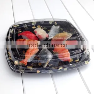 SM1-3123A Clear Plastic Party Tray With Lid thumbnail-1
