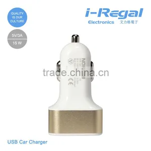 Universal Colorful Usb Mini Car Chargr for Iphone/ipad/samsung Car Usb Adapter thumbnail-3