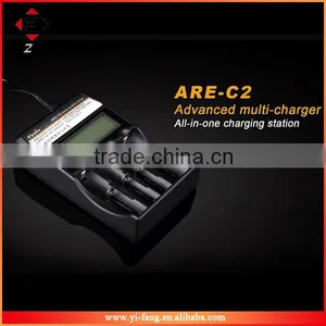 Factory Price AARE-C2 Four Bays Li-ion/ Ni-Mh AA, AAA Advanced Universal Smart Battery Charger thumbnail-1