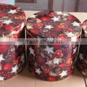 Xmas Design Tin Boxes ( 3 in 1),christmas Cookie Tin Box, Christmas Cake Tin Box thumbnail-1