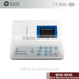 3 Channel ECG Monitoring System Automatic ECG Monitor ECG-303G thumbnail-1