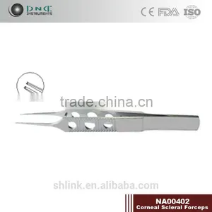 NA00402 Surgical Instrument Micro Corneal Scleral Forceps thumbnail-1