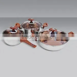 6pcs Stainless Steel Cookware Sets thumbnail-1