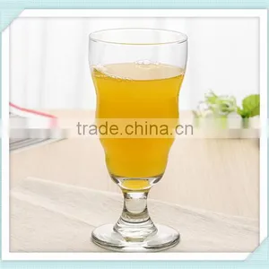 2016 Crystal Lead Free Juice Glass Cup Mouth Blowing Glass Juice Cup Soft Drinking Glass Cup With Straw thumbnail-3