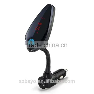 Car Bluetooth Car Kit fm Transmitter With USB Port thumbnail-1