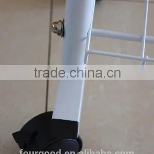 White Chrome Shoe Display Stand thumbnail-4