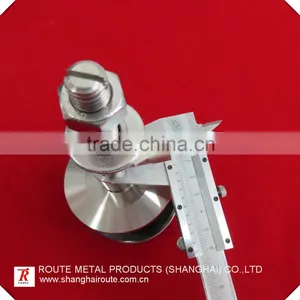 Stainless Steel Glass Spider Routel for Glass Wall thumbnail-3