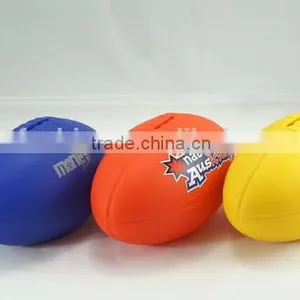 American Football Shaped Colorful Plastic Money Saving Bank, Coin Bank thumbnail-1
