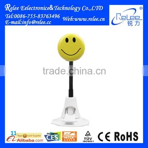 Yellow Mini DV Recorder Smiley Face Hidden Car Dvr Camera thumbnail-3