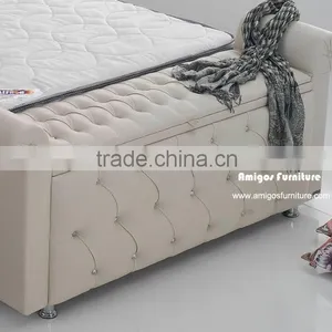 French Style Elegant Latest Double Bed Full Size Bed on Sale thumbnail-4