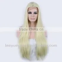 2014 High Quality Long Blonde Lace Front Wig thumbnail-1
