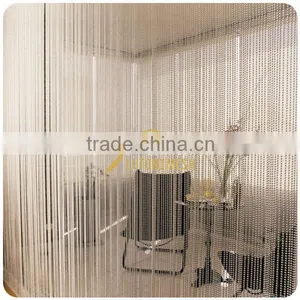 Silver Ball Chain Curtain for Interior Decoration thumbnail-3