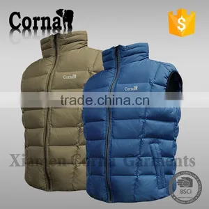 2015 Sleeveless Male Vest Outdoor Sport Down Feather Anti-wrinkle Waist Coat for Men thumbnail-4