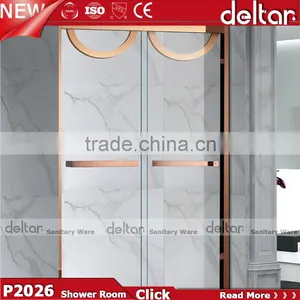 China Supplier Italian Design Quadrant Glass Shower Room thumbnail-1