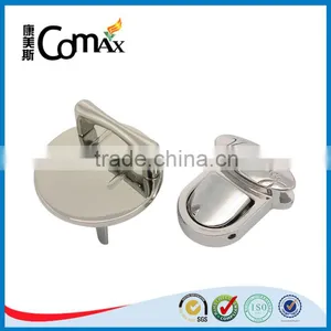 Silver Metal Push Lock for Handbags thumbnail-3