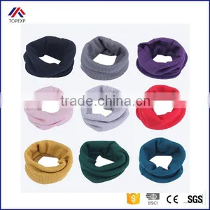 Hot Sale! Baby Scarf Warm Pure Color Children Scarf For Baby Winter Scarf Kid O-Scarf Boy Girl Neck Warm thumbnail-1