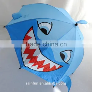 Shark Safety Cartoon Umbrella Children Umbrella thumbnail-1