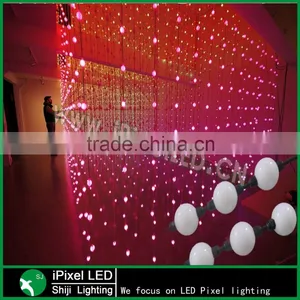Dmx512 Led Crystal Dmx Ball Light Hanging Party Lights 50mm thumbnail-2