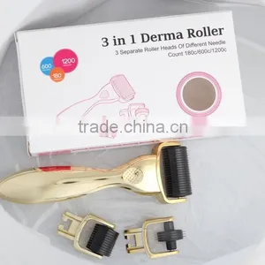 Beauty Salon Use Skin Tightening 3 in 1 Derma Roller Price With Changeable Head L013B thumbnail-1