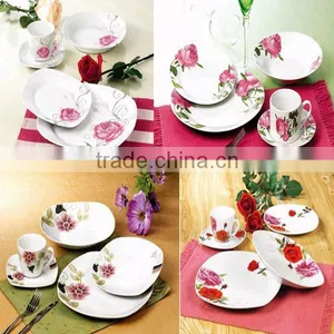 Red Square Dinnerware Sets,square Solid Color Dinnerware Sets,dinner Sets Square thumbnail-1