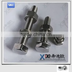 Gh4169 /alloy718 Stainless Steel Hex Bolt and Nut gh 4033 / Alloy925 thumbnail-2