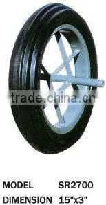 Solid Rubber Trolley Caster Wheels thumbnail-1