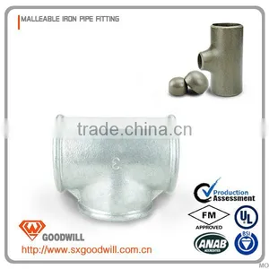 G.I Pipe Fittings Galvanized Baked Tee thumbnail-6
