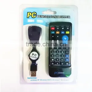 Hot Selling Wireless Controller PC Computer Remote Controller Media Center Fly Mouse & USB Receiver For Windows 7 XP VISTA thumbnail-6