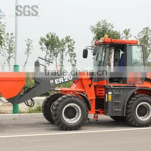 Qingdao Everun ER20 Compact Wheel Loader,Cheap Farm Tractor With Adjustable Steering Wheel thumbnail-3