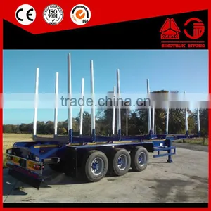 Factory Direct Sale Wood Transport Truck Traielr for African Forest thumbnail-1