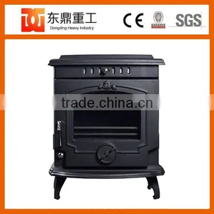 Indoor Freestanding Cast Iron Fireplace/wood Burning Stove With Warm Temperature DHF243BI thumbnail-1