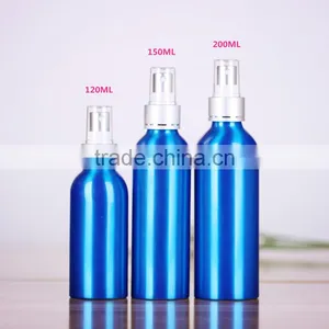 Wholesale 30ml-500ml Cosmetic Packaging Bottle Blue Aluminum Perfume Bottle Aluminum Spray Bottle thumbnail-4