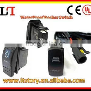 Blue Illuminated 12v Rocker Switch thumbnail-1